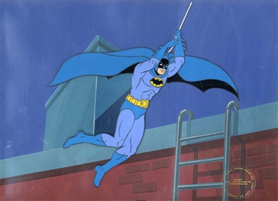 Original Production Cel of Batman from The New Adventures of Batman