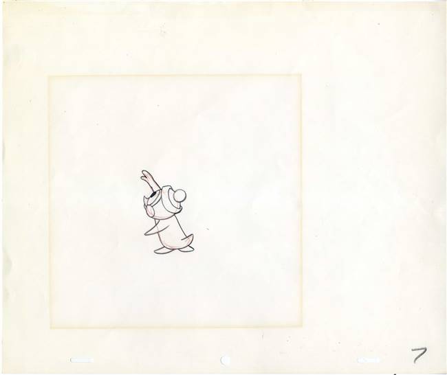 Original Production Drawing of Chilly Willy (1970s)