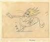 Original Production Drawing of the Lion from Slap Happy Lion (1947)