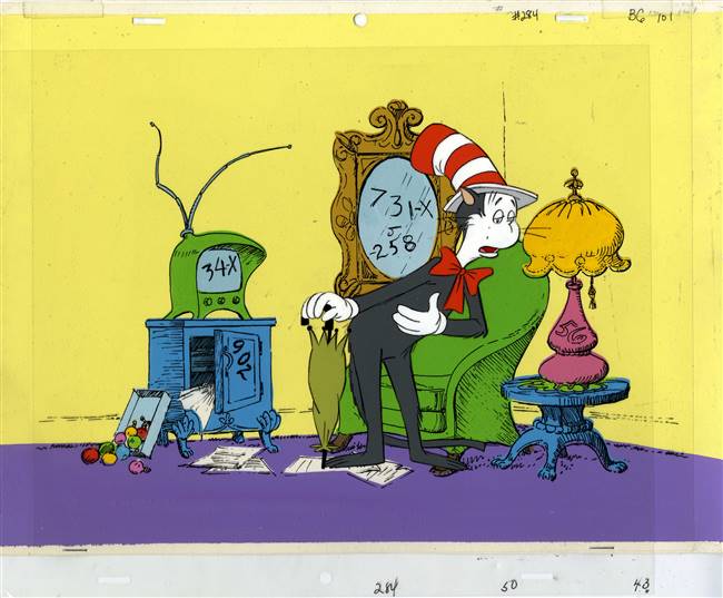 Original Master Set-up of the Cat in the Hat from The Cat in the Hat (1971)
