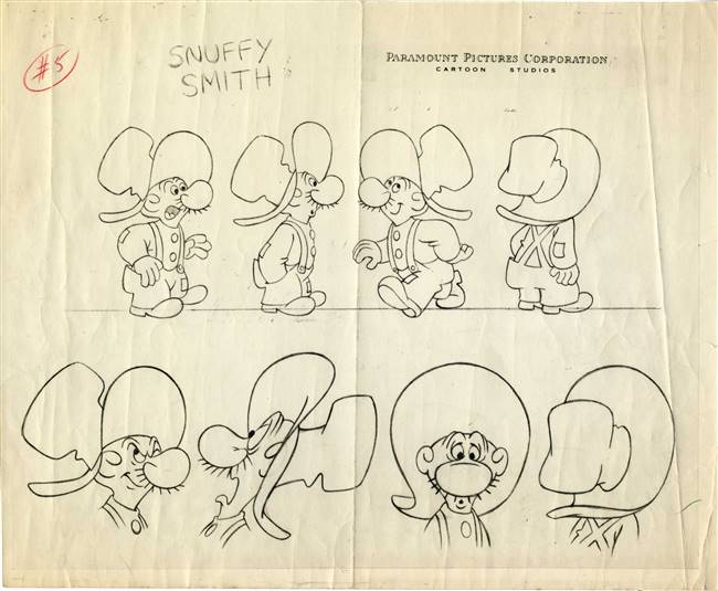 Original Photostat of Snuffy Smith from Snuffy Smith (1960s)