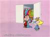 Original Production Cel of Linus and Sally from the Peanuts from Peanuts (c. 1970s)