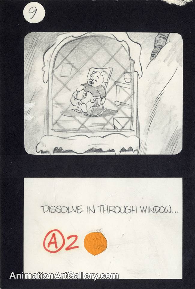 Storyboard of Winnie the Pooh from Seasons