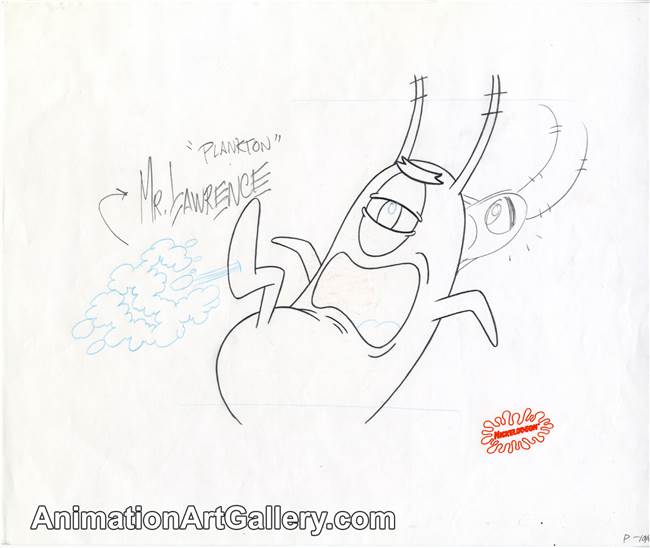 Production Drawing of Plankton - SBDF58