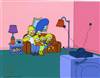 The Simpsons "Bart-o-Lounger" Serigraph