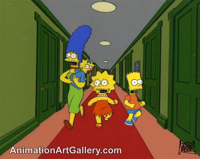 Key Master Set-up of Marge Simpson and Bart Simpson from Treehouse of Horror V