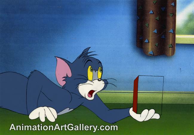 Production Cel of Tom the cat from Tom and Jerry (c. 1980s)