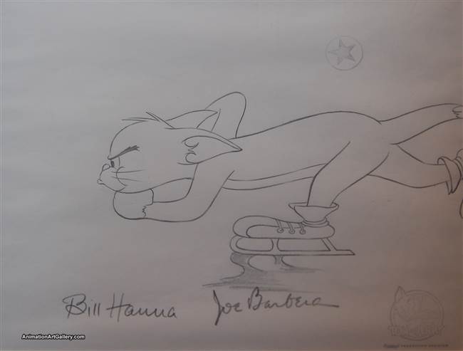 Production Drawing of Tom the cat from Mice Follies