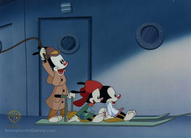 Original Production Cel of Yakko, Wakko, and Dot from Animaniacs