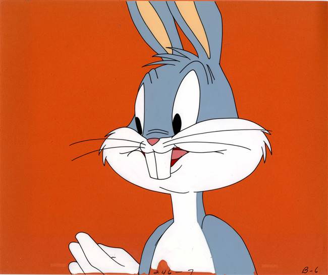 Original Production Cel of Bugs Bunny from Warner Bros (1960s/70s)