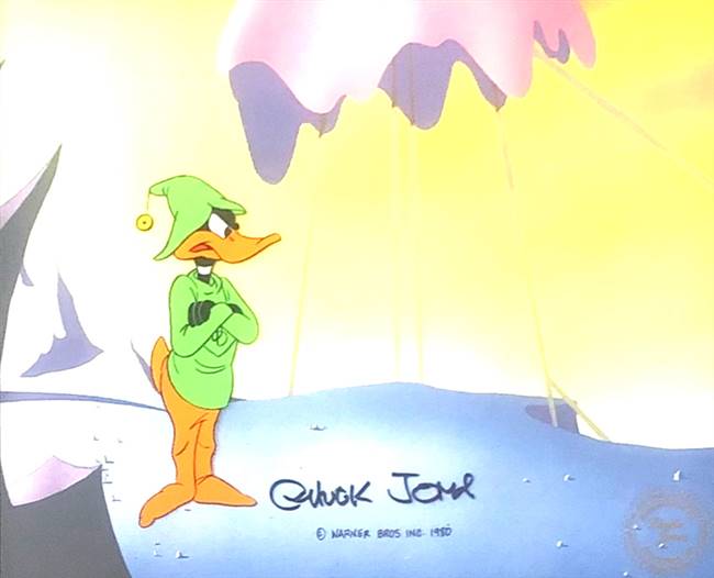 Original Production Cel of Daffy Duck from Duck Dodgers & the Return of the 24 ï¿½ Century (1980)