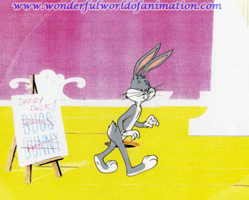 Production Cel of Bugs Bunny from Baby Buggy Bunny