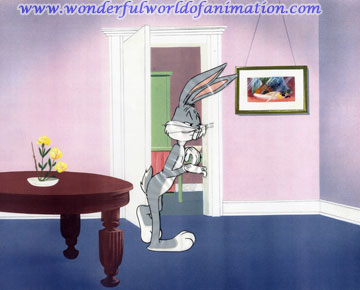 Production Cel of Bugs Bunny from Warner Bros (c.1950s)