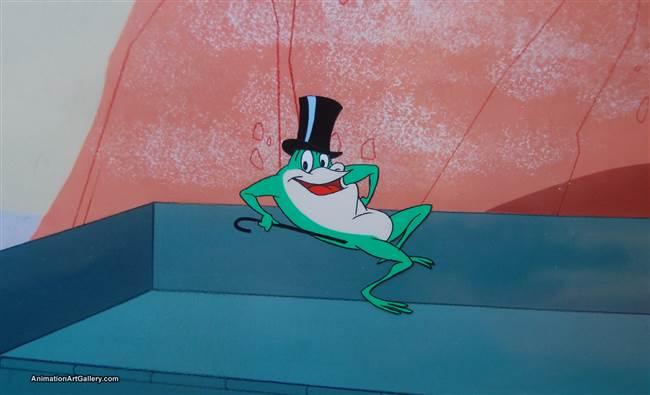 Production Cel of Michigan J. Frog from Another Froggy Evening