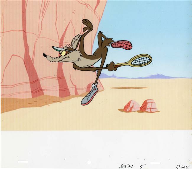 Production Cel of Wile E. Coyote from Warner Bros (c.1970s)