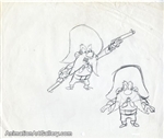 Character Study of Yosemite Sam from Warner Bros (c.1970s)