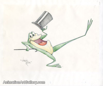 Character Drawing of Michigan J. Frog from Warner Bros (c. 1980s)