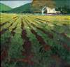 Original Fine Art Painting of Ploughed Field with Barn by James Coleman