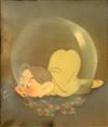 Original Courvoisier Cel of Dopey from Snow White and the Seven Dwarfs (1937)