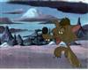 Original Production Cel of Bent Tail Coyote from Walt Disney