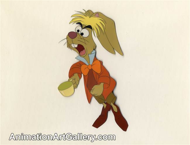 Production Cel of March HareMarch Hare from Alice in Wonderland