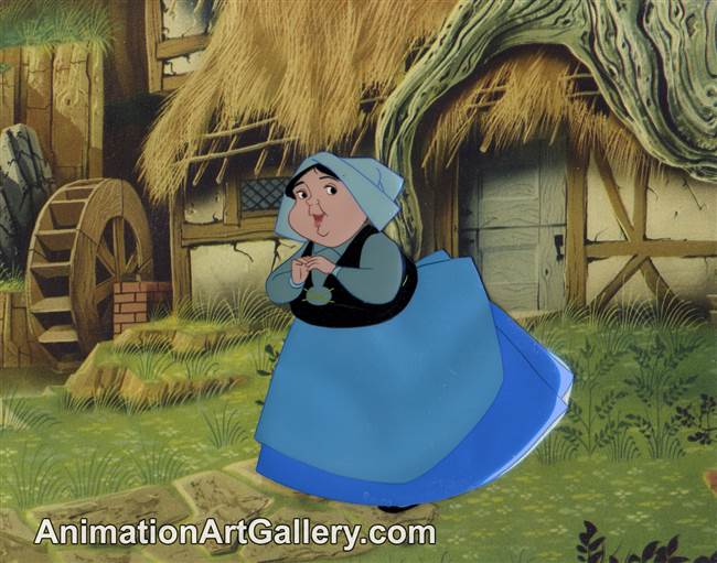 Disneyland Cel Set-up of Merryweather from Sleeping Beauty