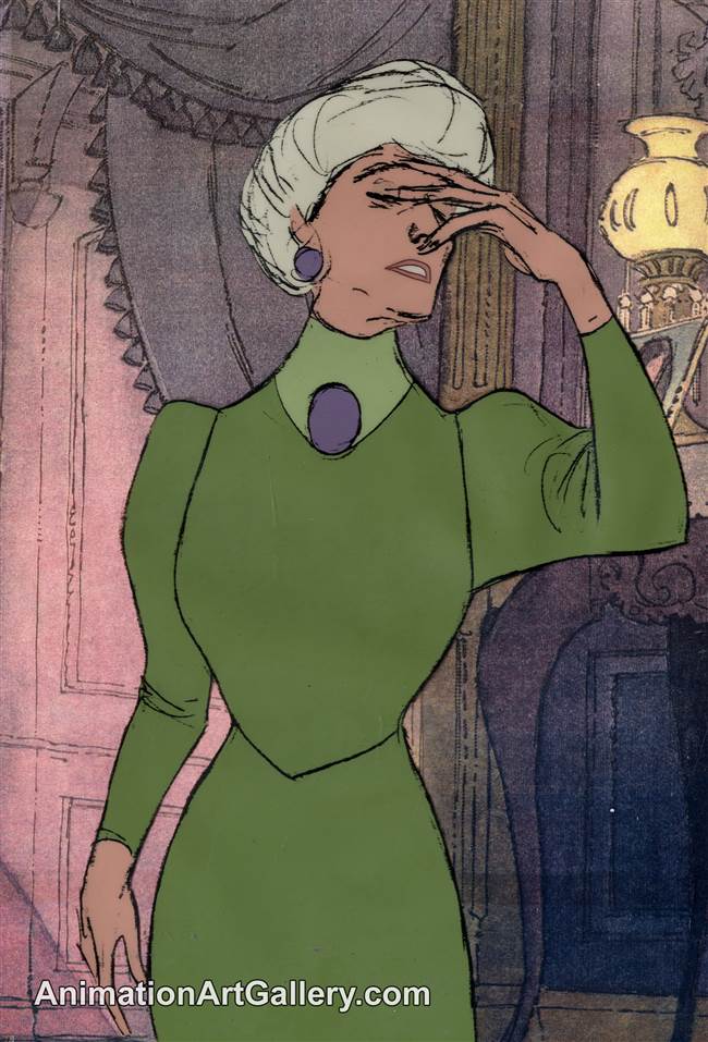 Production Cel of Madame Bonfamille from The Aristocats