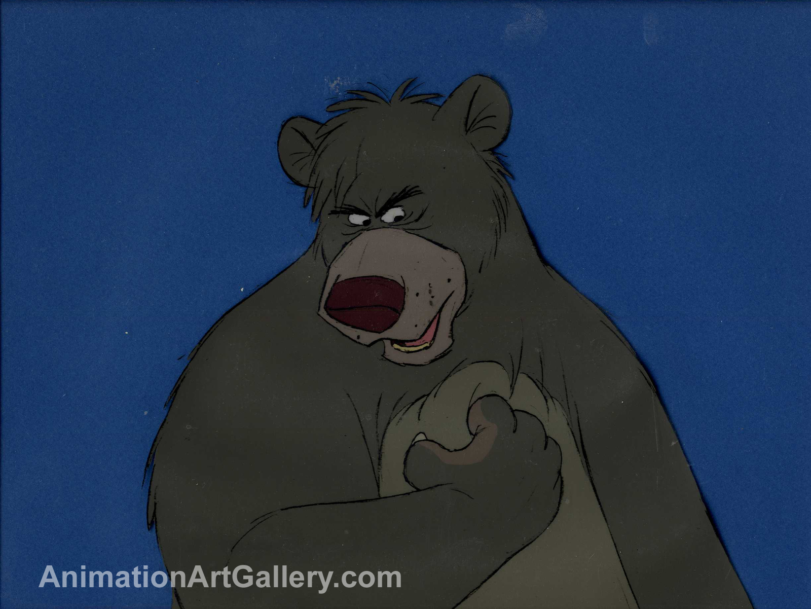 Original Disneyland cel set-up of Baloo