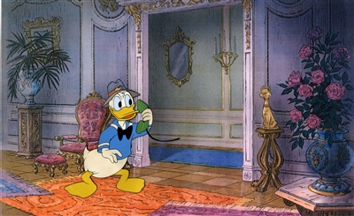 Original Production Cel of Donal Duck from Disney (1960s/70s)