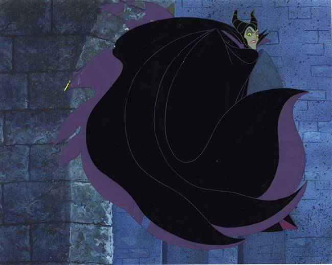 Original Production Cel of Maleficent from Sleeping Beauty (1959)