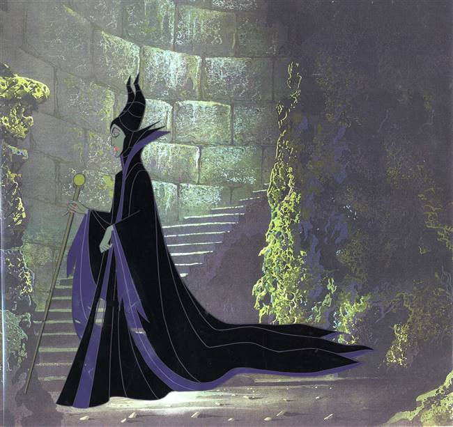 Original Production Cel of Maleficent from Sleeping Beauty (1959)