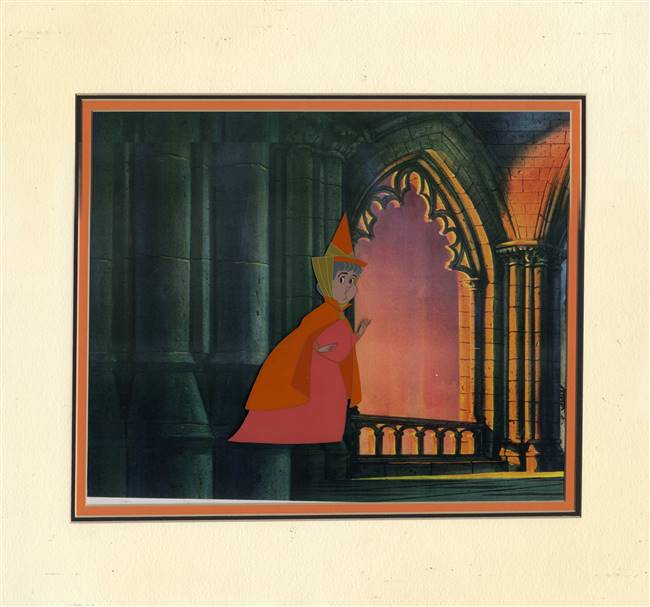 Original Production Cel of Flora from Sleeping Beauty (1959)