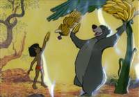 Original Production Cel of Mowgli and Baloo from the Jungle Book (1967)