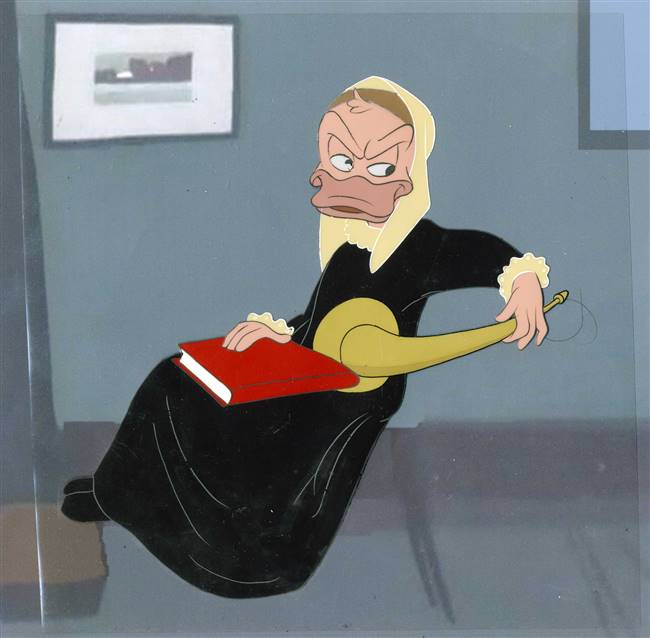 Original Production Cel of Daisy's Mother from Donald's Diary (1954)