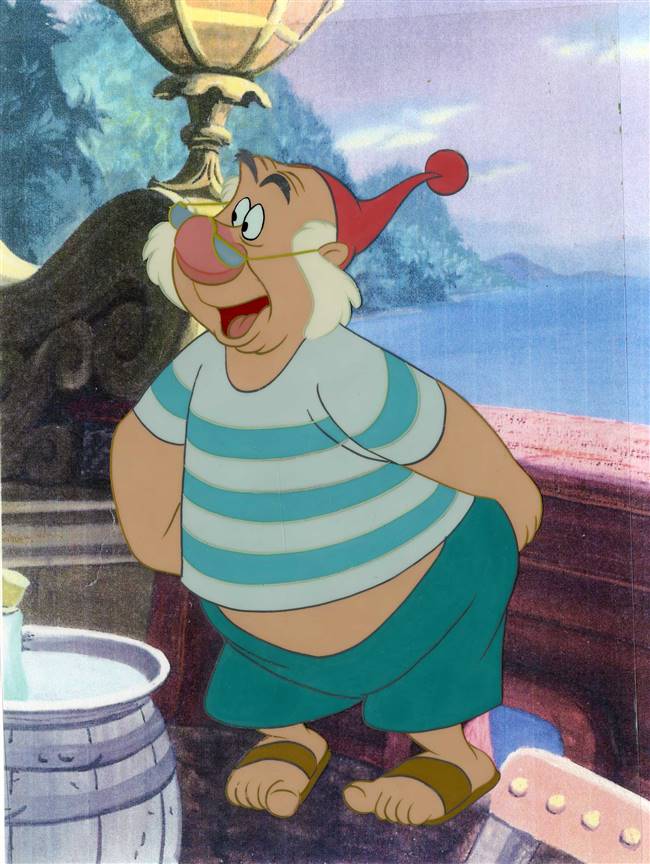 Original Production Cel of Smee from Peter Pan (1956