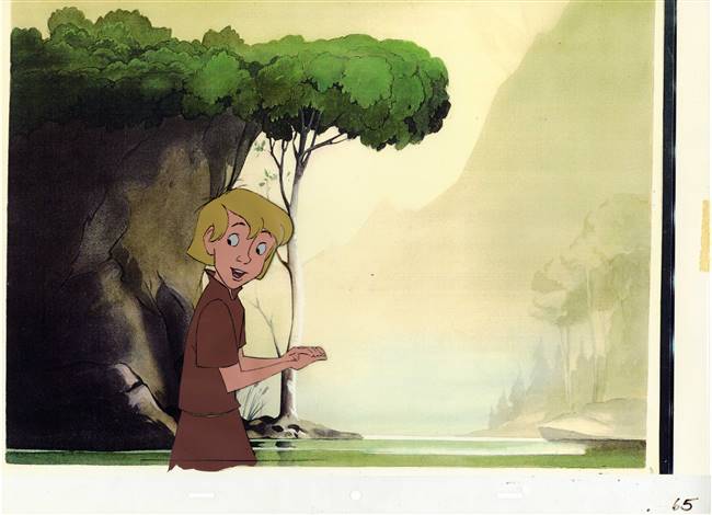 Original Production cel of Wart from Sword in the Stone (1963)