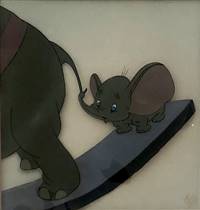 Original Courvoisier Cel of Dumbo from Dumbo (1941)
