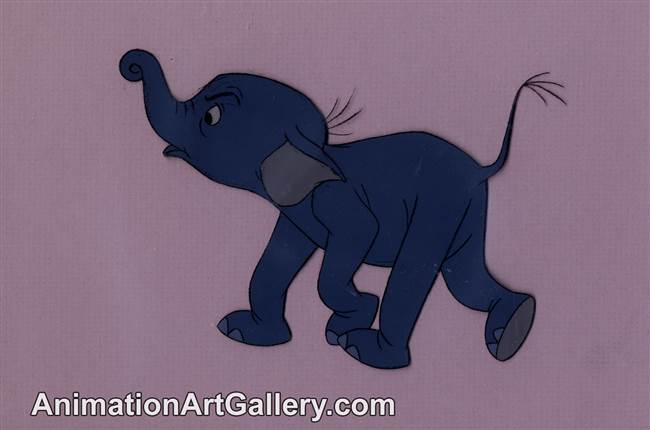 Disneyland Cel Set-up of Goliath the Elephant from Goliath II