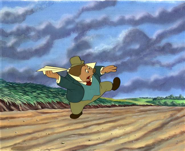 Original Production Cel of Mole from The Adventures of Ichabod and Mr. Toad (1949)