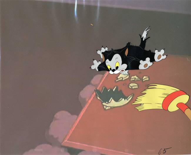Original Production Cel of Figaro from Figaro and Frankie (1947)