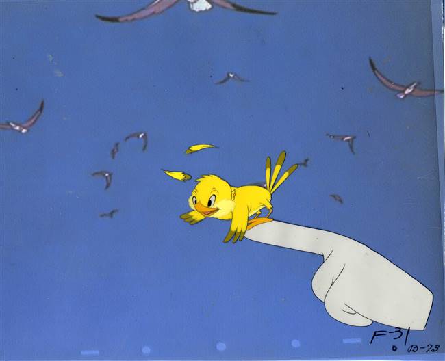 Original Production Cel of Frankie from Figaro and Frankie (1947)