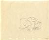 Original Production Drawing of Bobo from Mickey's Elephant (1936)