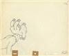 Original Production Drawing of Pluto from Pluto's Sweater (1949)