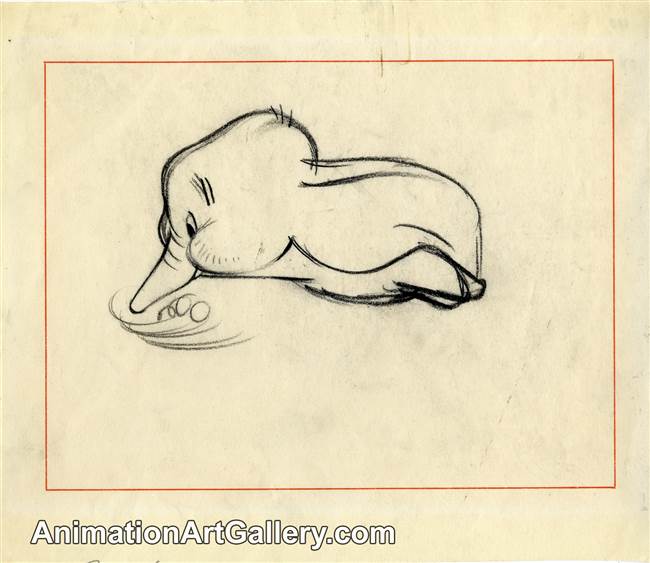 Storyboard of Dumbo from Dumbo