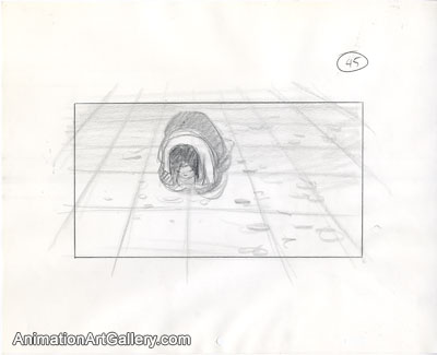 Storyboard of Mulan from Mulan