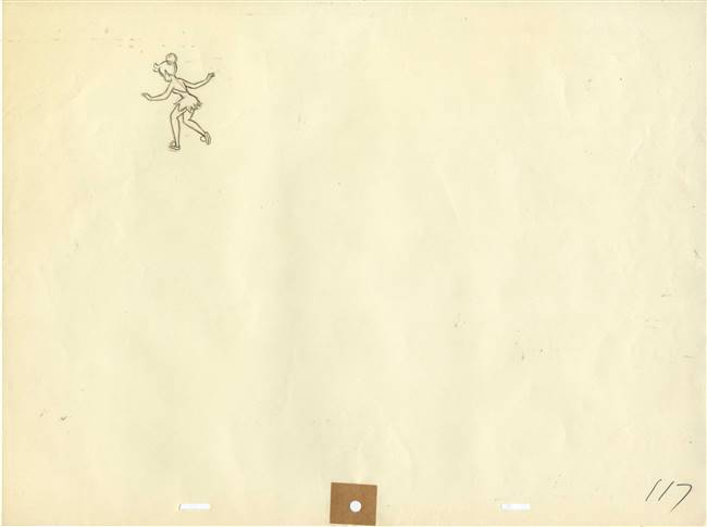 Original production drawing of Tinker Bell from Peter Pan (1953)
