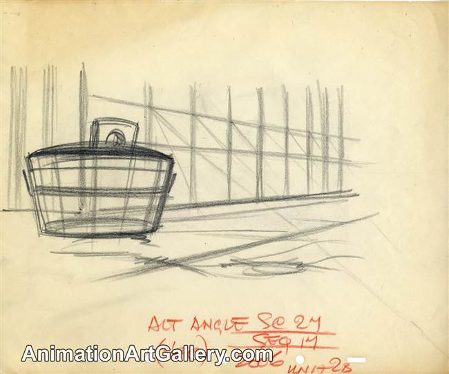 Production Drawing from Dumbo