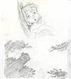 Original Storyboard Drawings (2) of Mowgli and Baloo from Jungle Book II (2003)