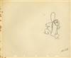 Original Production Drawing of Brer Bear from Song of the South (1946)