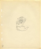 Original Production drawing of Figaro from Walt Disney Studios (1940s)